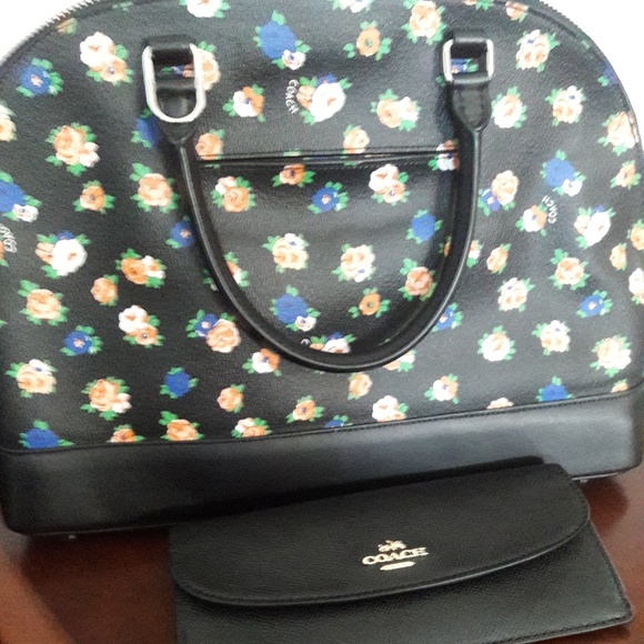 Coach Handbags - NWOT COACH SIERRA SATCHEL/ COACH BLACK SLIM WALLET